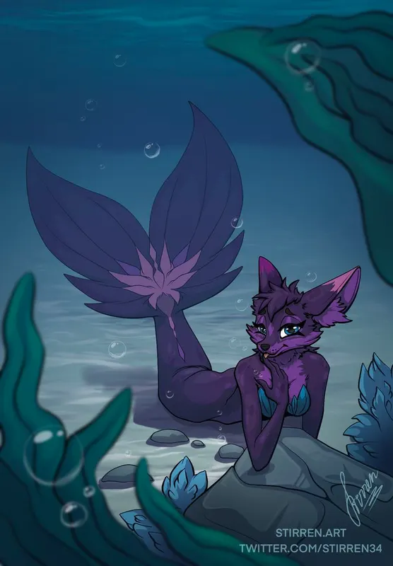 Результат YCH русалки ✨💜