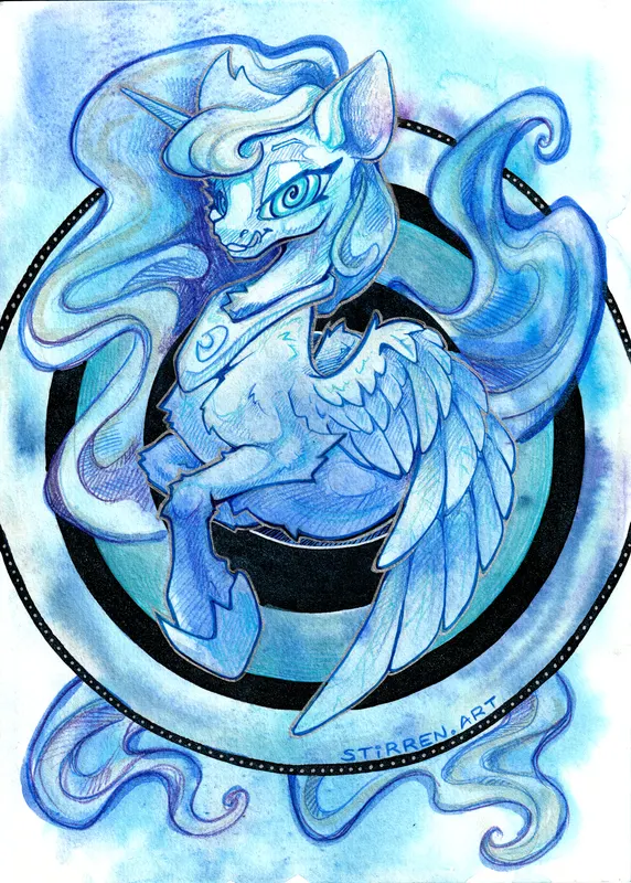 Принцесса Луна такая завораживающая, не находишь?~ 🌀💙